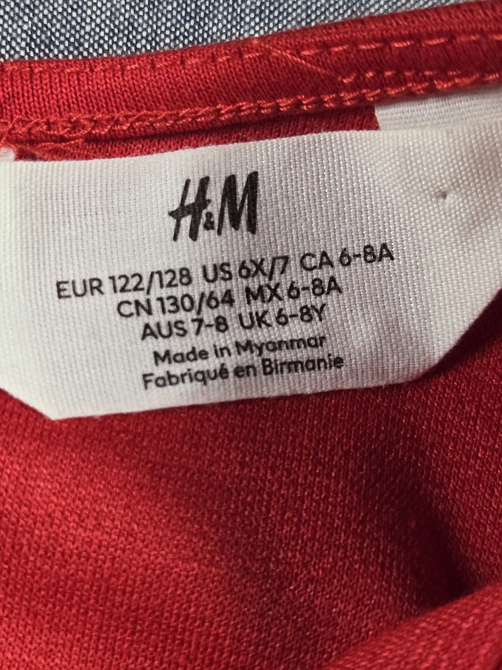 H&M Red Plaid Bow-Accent Girls' Party Dress